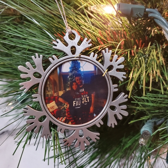 Metal Snowflake Christmas Ornament Custom Made - Picture 8 of 11